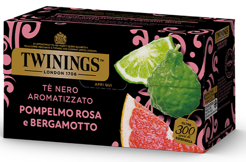 Tè nero aromatizzato Pompelmo Rosa e Bergamotto