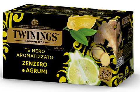 Tè nero aromatizzato Zenzero e Agrumi
