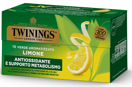 Tè verde aromatizzato Limone